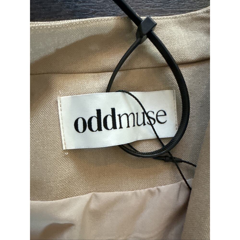 ODD MUSE Ultimate Muse Wide Leg Sleeveless Jumpsuit Camel Chic Size Medium New - Picture 6 of 13